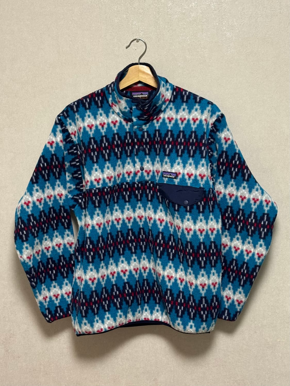 16s 파타고니아 신칠라 아즈텍 패턴 스냅티 상품이미지1