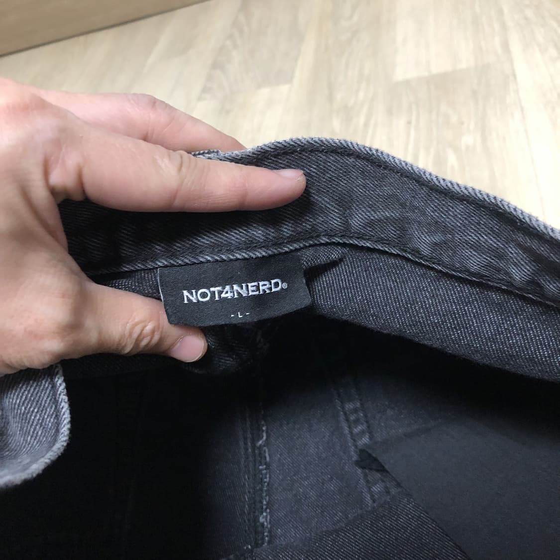 (L) 낫포너드 NOT4NERD 엑스트라 와이드 벌룬 팬츠 블랙  상품이미지5