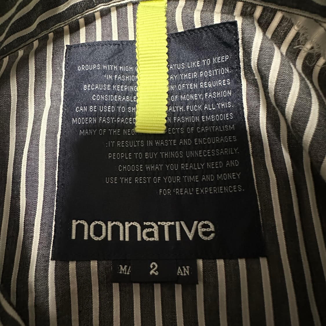 NONNATIVE japan made work shirt 상품이미지4