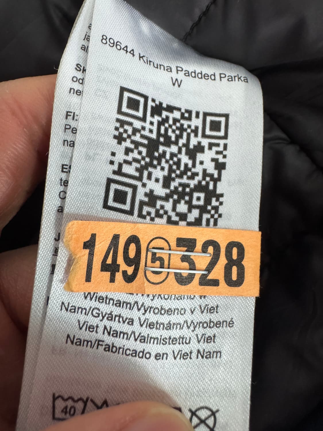 정품인증!! 여성 피엘라벤 키루나 후드 패딩 파카 XL 상품이미지4