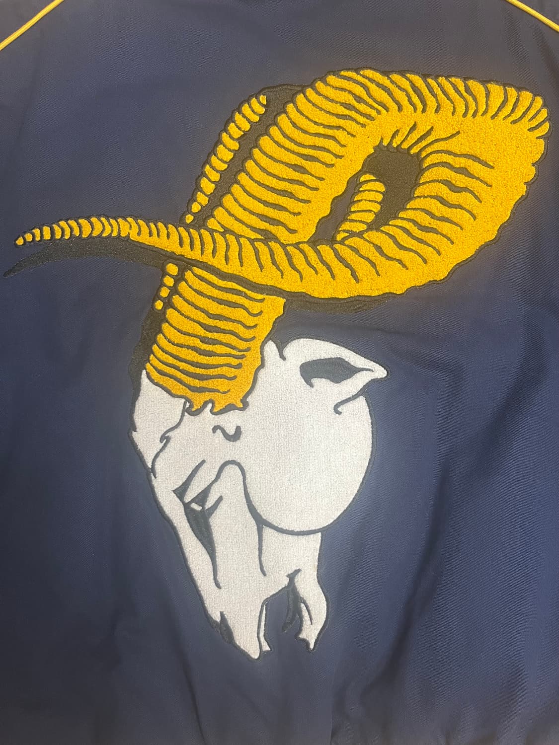 ( M ) 팔라스 고트 바시티 자켓 네이비 컨디션 최상 상품이미지9