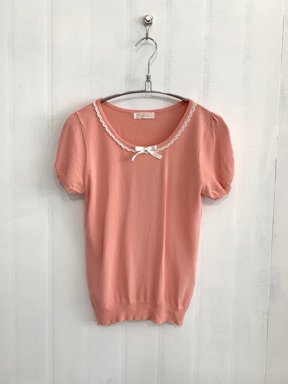 Coral Airy Knit Top 상품이미지1
