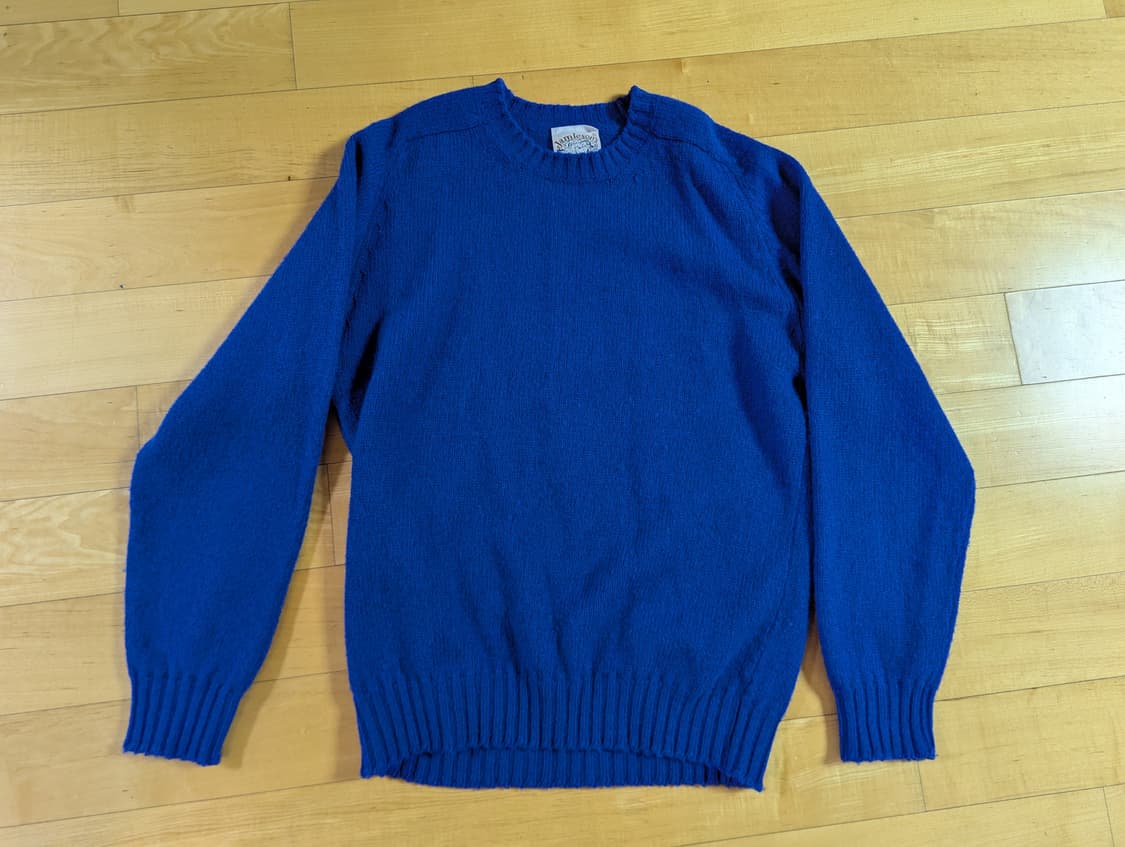 제이미슨스 셔틀랜드 니트 블루 42사이즈 상품이미지2