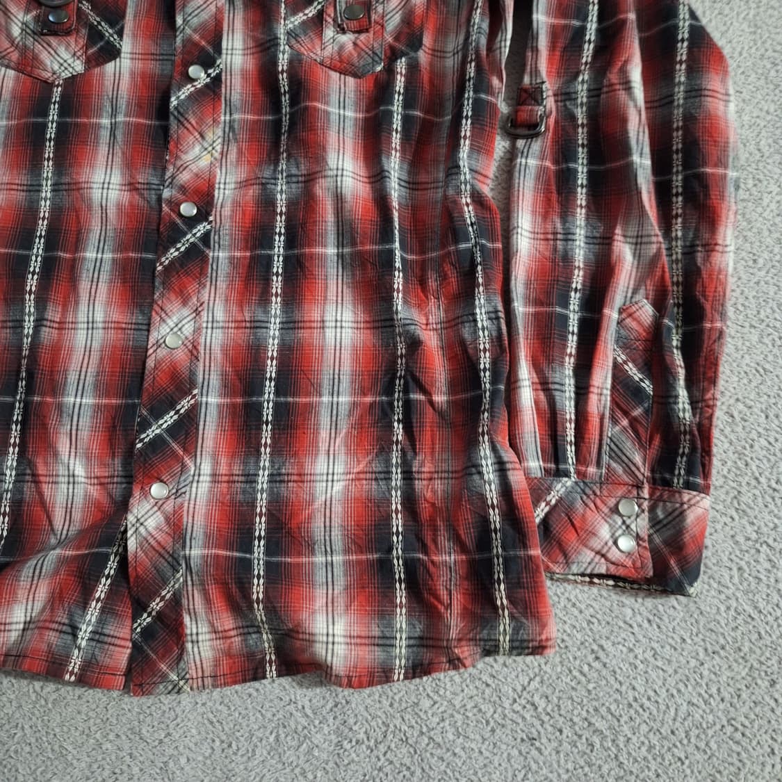 Punk res check shirt 상품이미지3