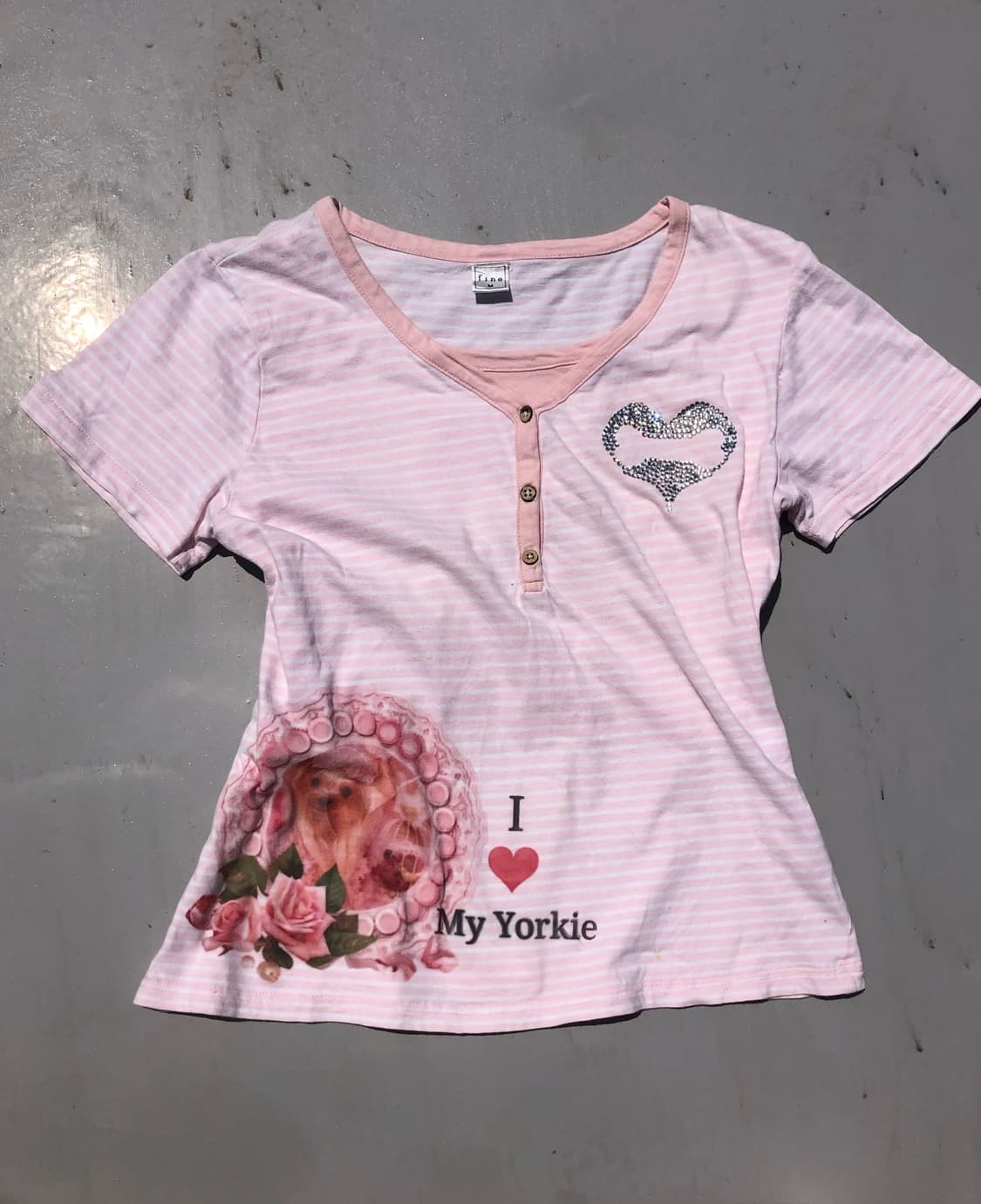 i love My Yorkie top 상품이미지2