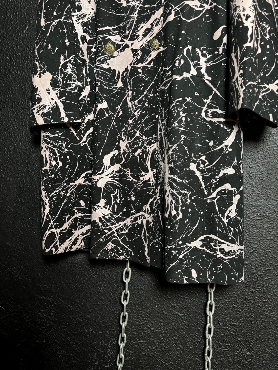 Paint Splatter Double Coat  상품이미지4