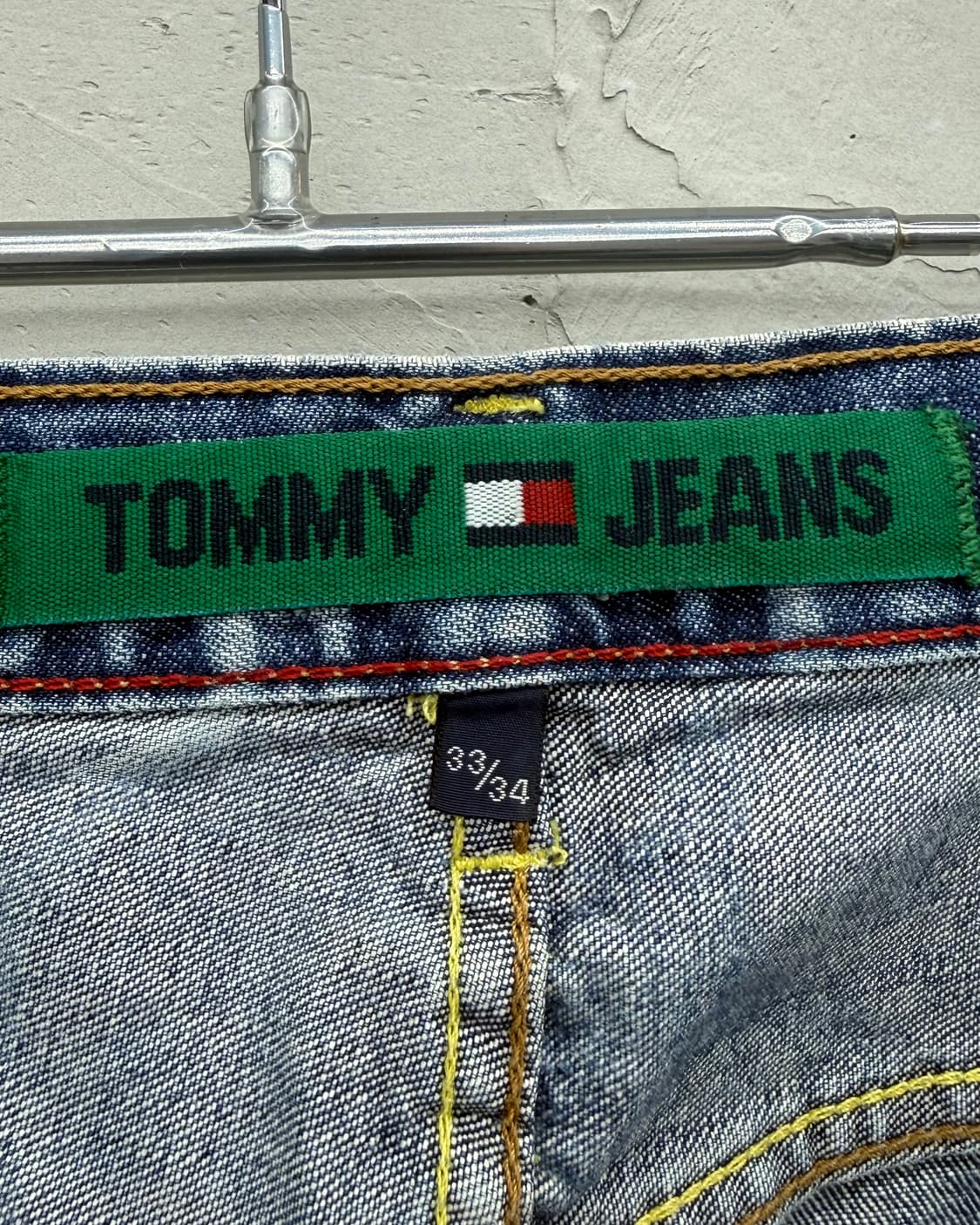 타미힐피거 프린티드 세미 플레어 데님 팬츠 상품이미지4