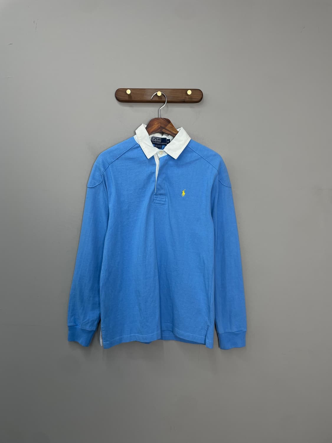 폴로 랄프로렌 스카이 블루 럭비 셔츠 H1613 상품이미지2