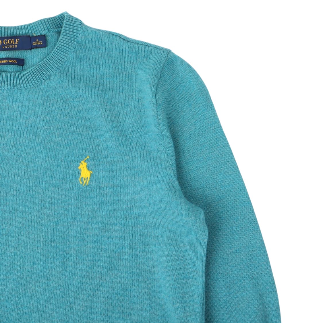 폴로 랄프로렌 에메랄드 블루 메리노울 니트 상품이미지3