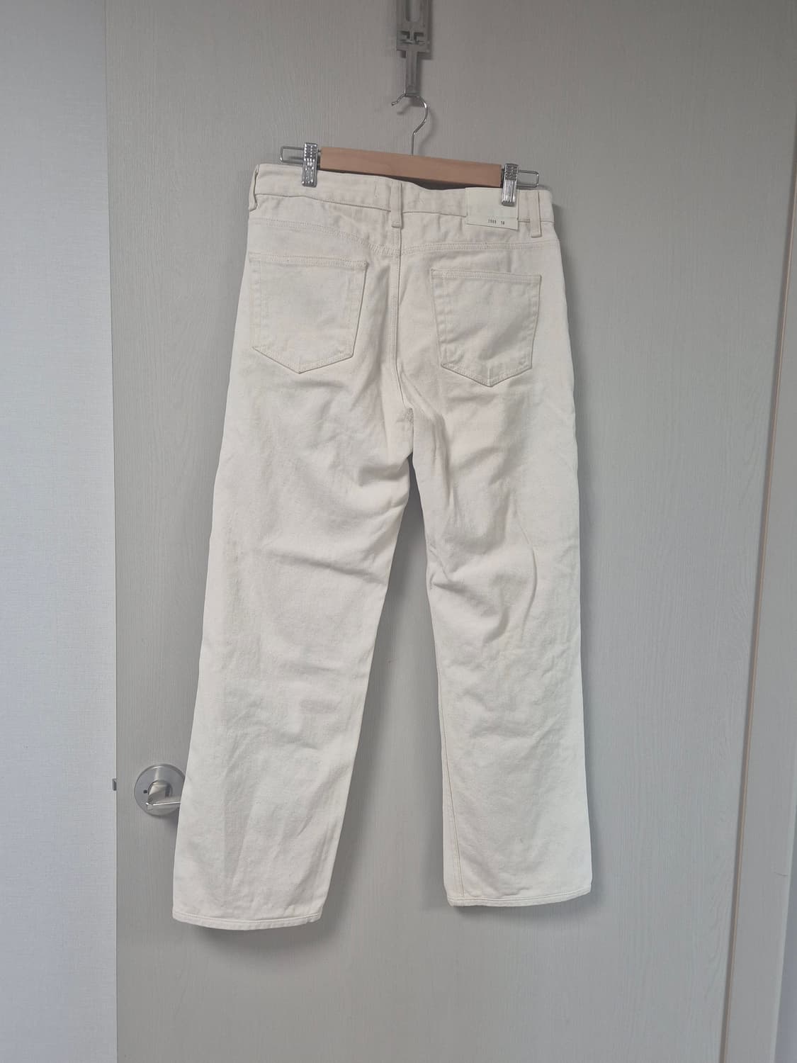 크림색 세미와이드 데님 30인치(이쁨) 상품이미지5