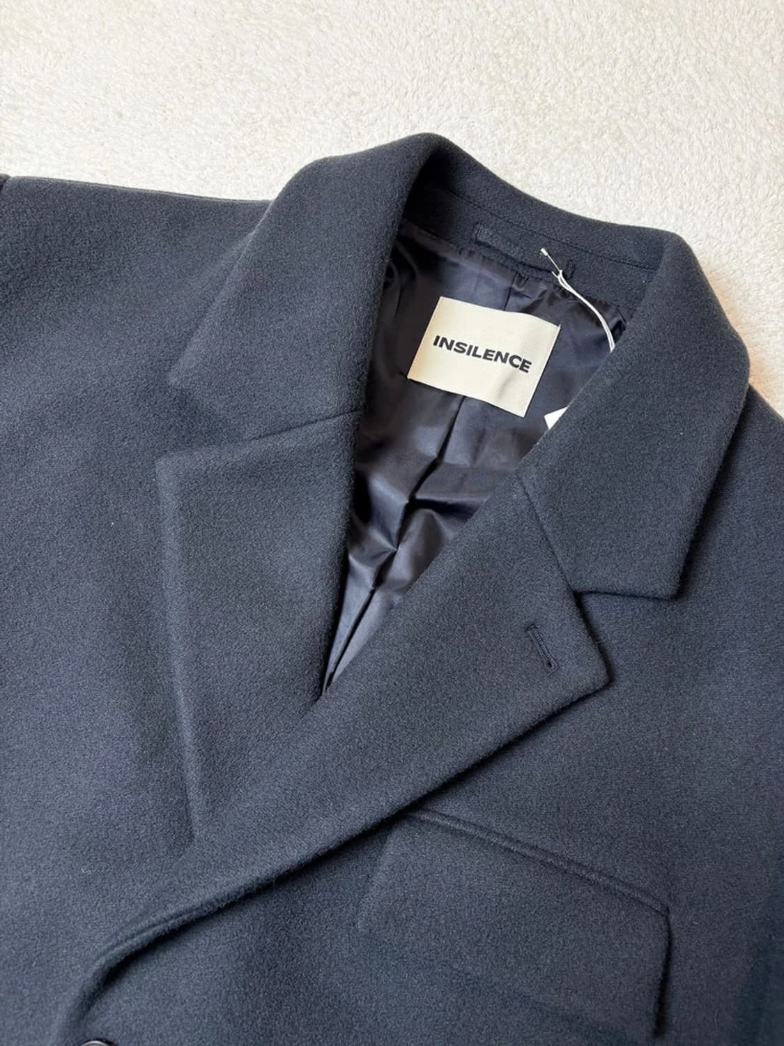 인사일런스 울 블렌드 롱 코트 PN6553 상품이미지4