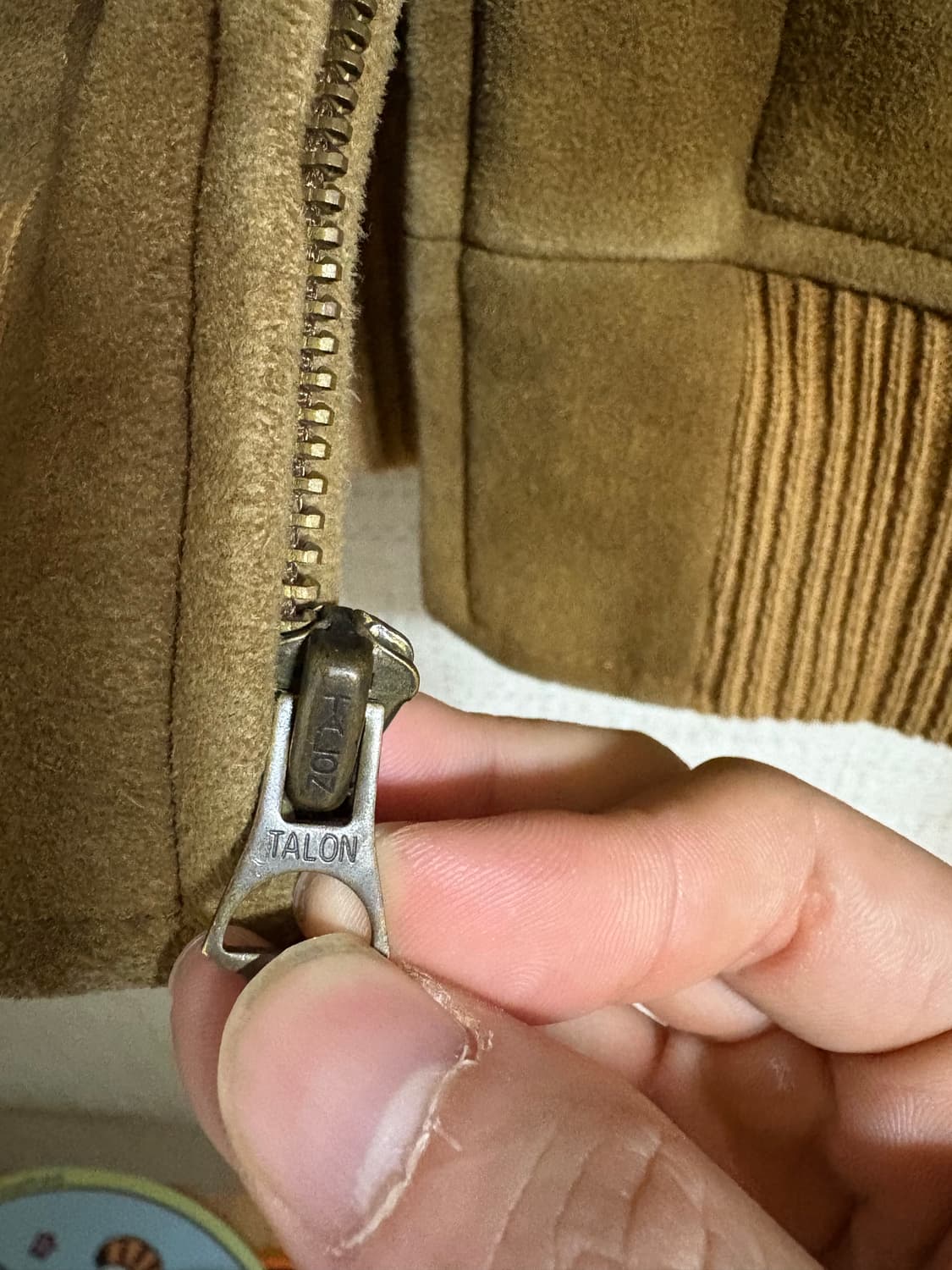 RRL 디어스킨 러프아웃 A-2 재킷 L 상품이미지6