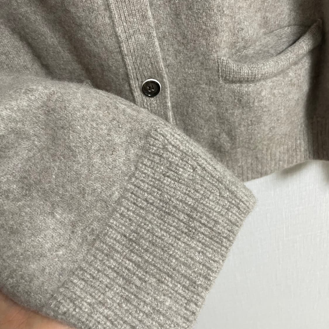 [F]20fw 시스템 모100% 크롭 가디건 상품이미지4