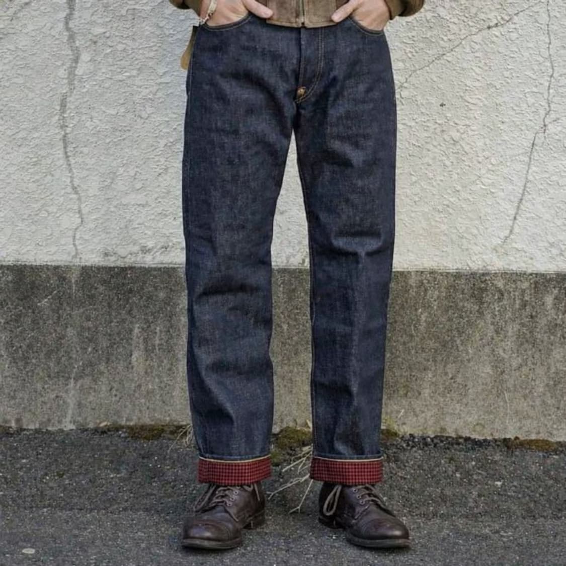 [30x32] RRL 더블알엘 스트레이트 레그 플란넬 라인드 데님 팬츠 상품이미지10