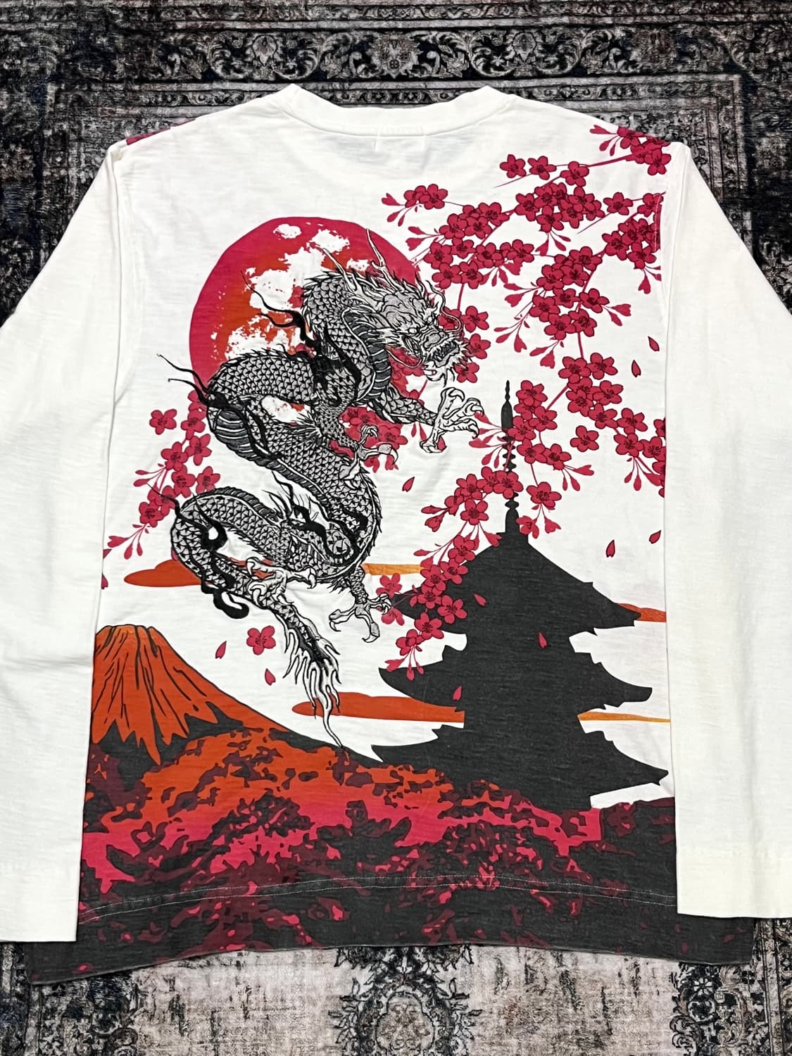 카라쿠리타마시 오리엔탈 용 자수 롱 슬리브 xl 상품이미지3