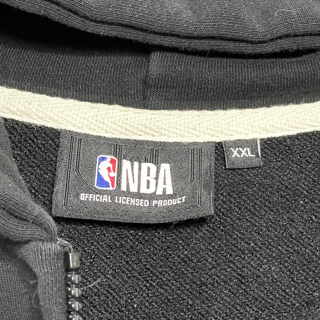 NBA 프린팅 블랙 후드집업 남성XXL 상품이미지3