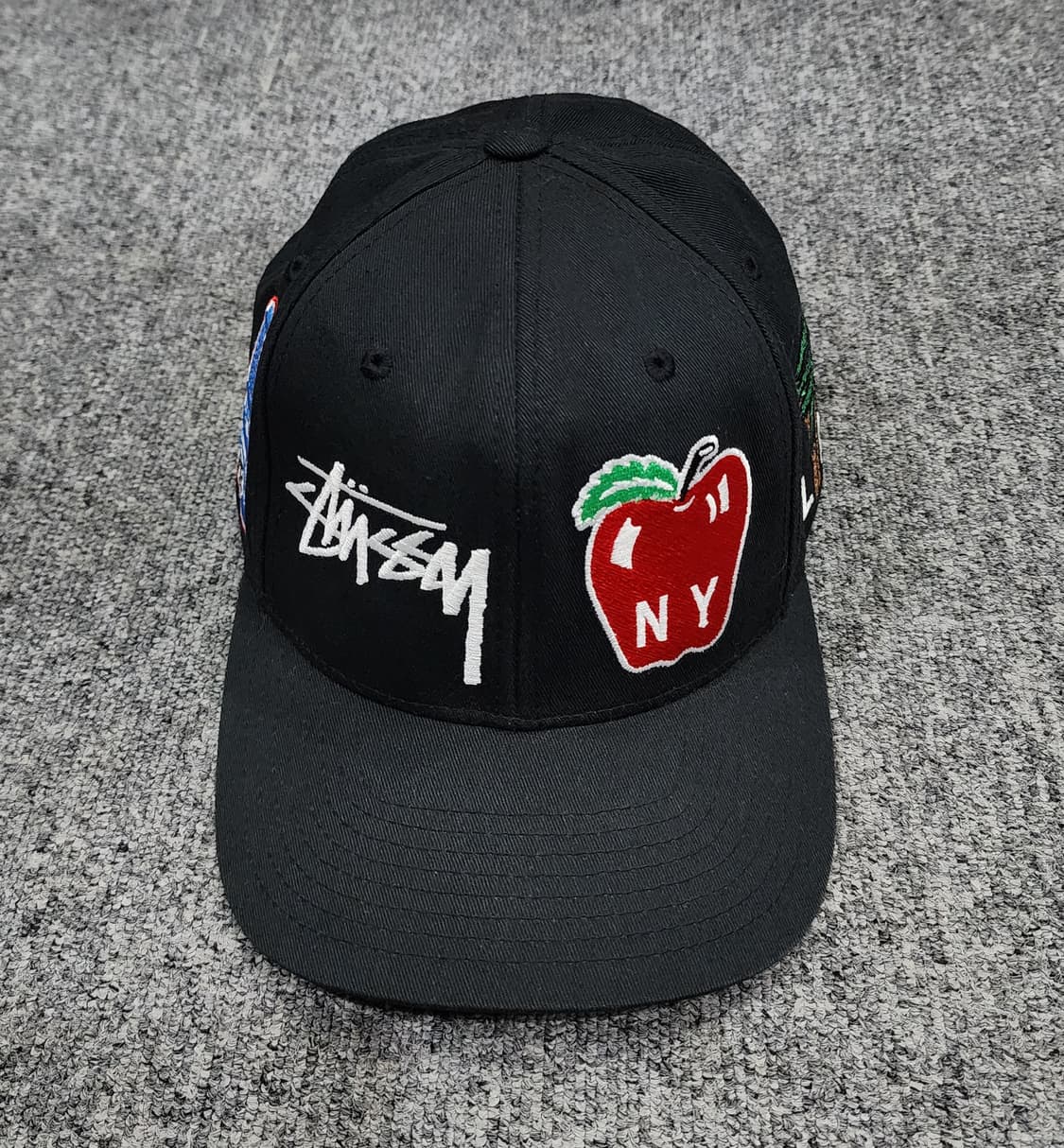 스투시 월드투어 아이콘 캡 패치 모자 상품이미지2