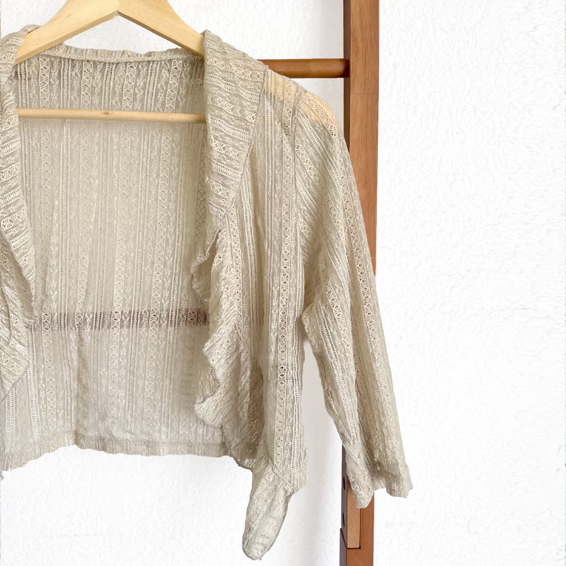 풀잎 레이어드 시스루 가디건 상품이미지4