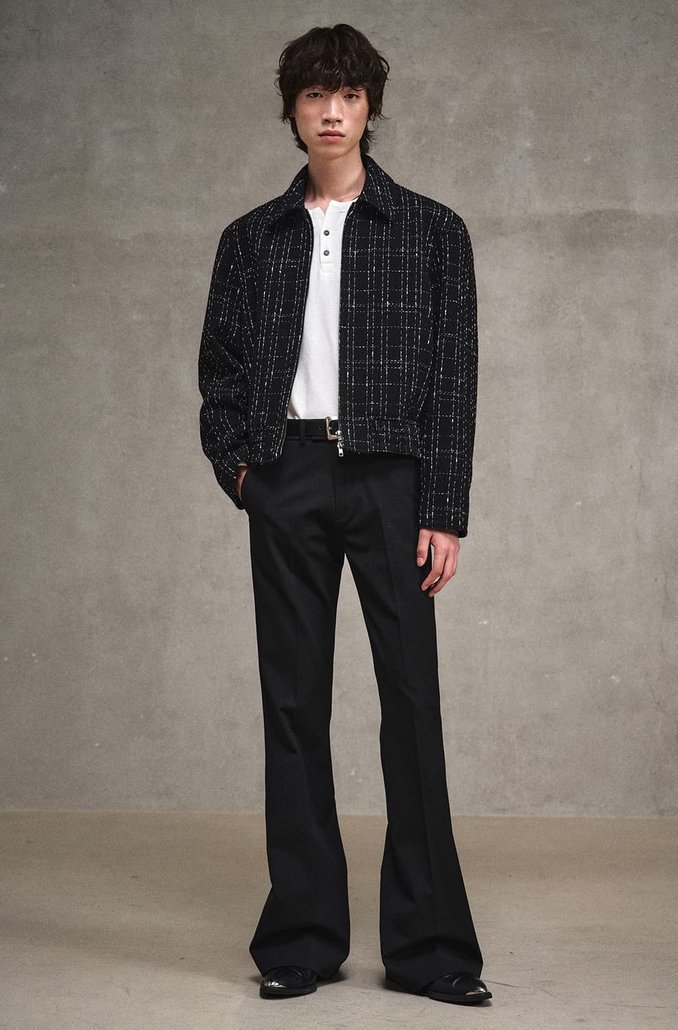 (48)엘무드 잔느 플레어 슬랙스 블랙 상품이미지7