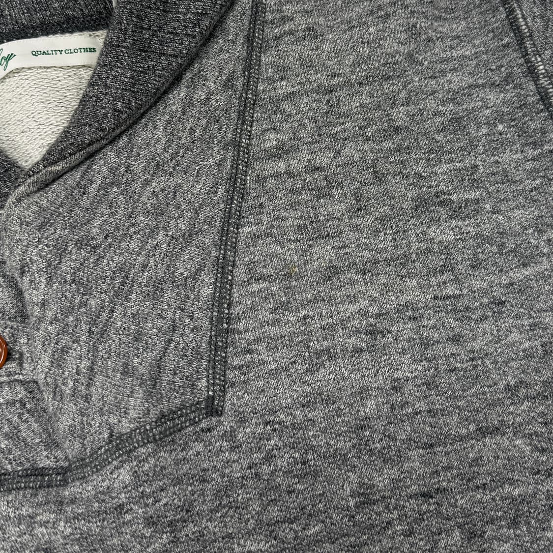 Beams Boy shawl collar sweatshirt 상품이미지5