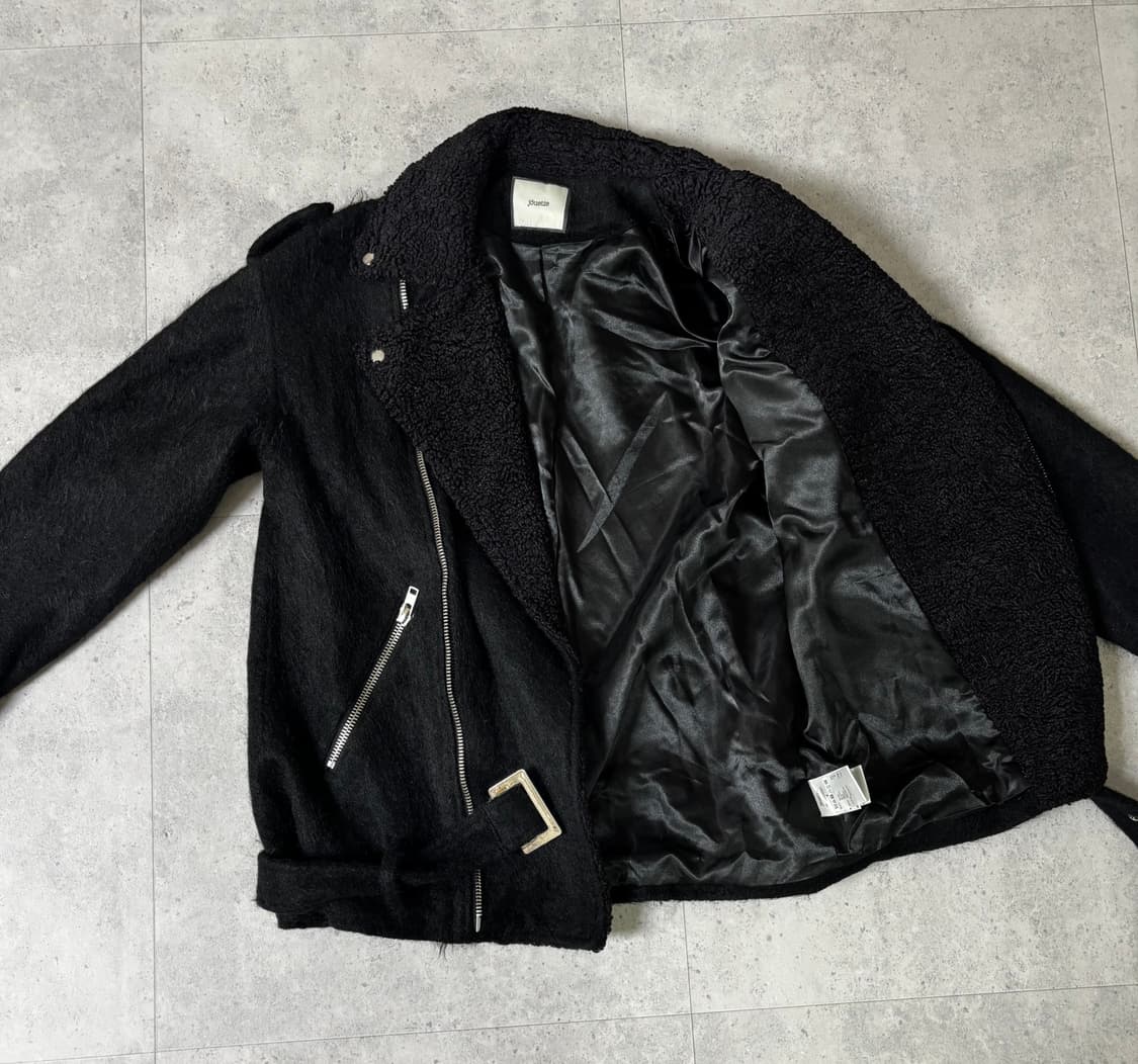 쥬에티 무스탕 스타일 울 혼방 자켓 상품이미지2