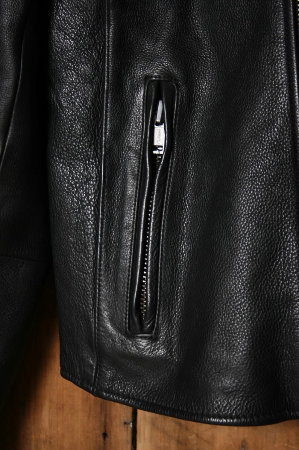 갭 블랙 가죽 더블 라이더 자켓 상품이미지8