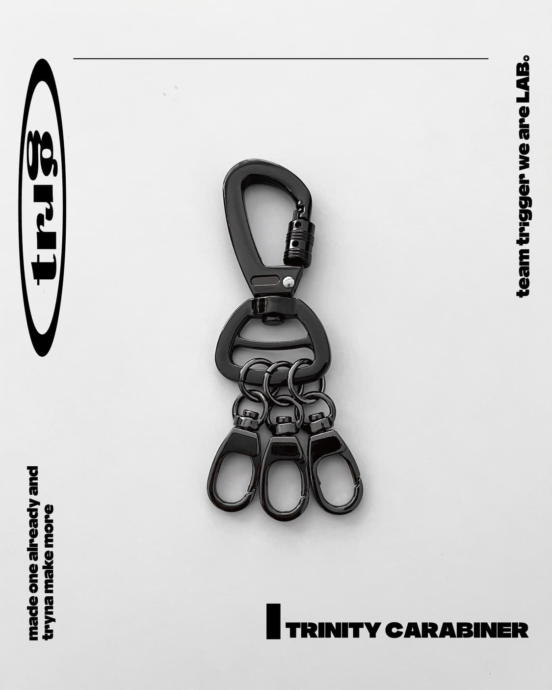 𝐓𝐑𝐈𝐍𝐈𝐓𝐘 𝐂𝐀𝐑𝐀𝐁𝐈𝐍𝐄𝐑🔗 키링 상품이미지4