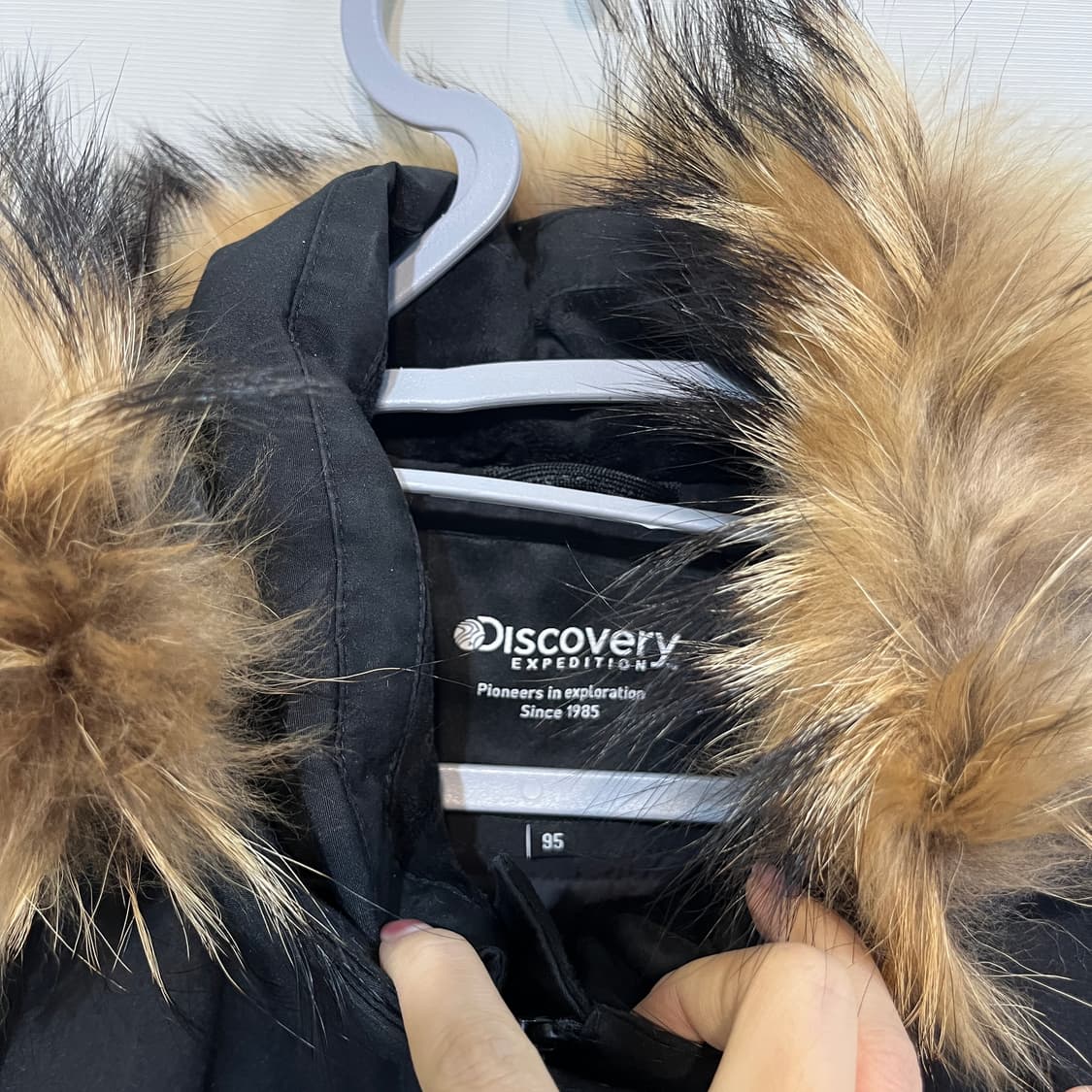 디스커버리 여성 다운패딩 95 블랙 상태최상 상품이미지2