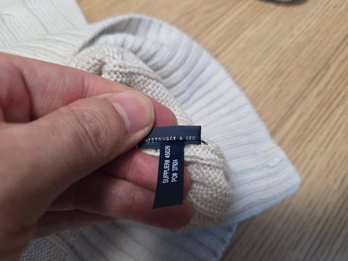 폴로 랄프로렌 포니 케이블 브이넥 실크 니트 상품이미지5