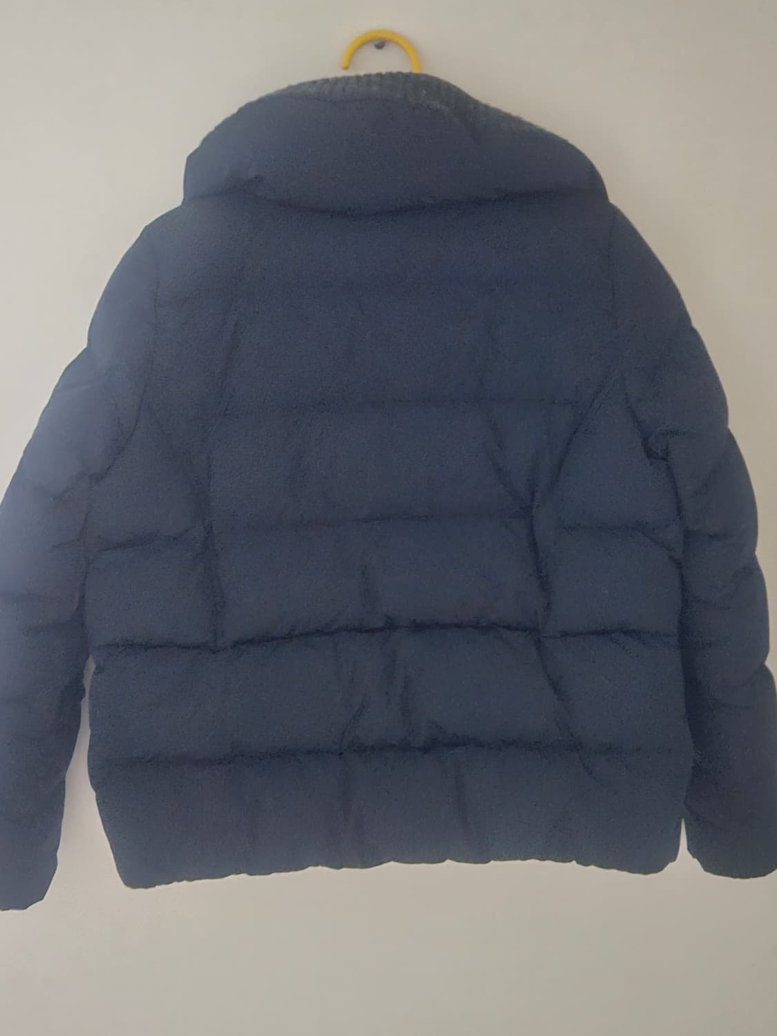 라코스테 여성 니트카라 패딩 점퍼 네이비 34 상품이미지2