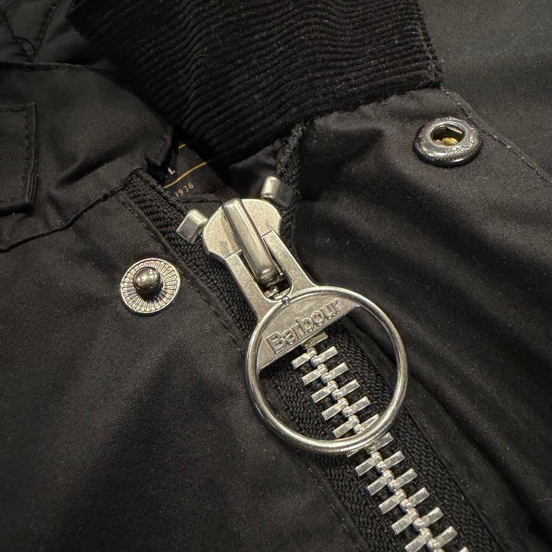 [M] 바버 듀크 왁스 인터내셔널 블랙 자켓 B270 상품이미지6