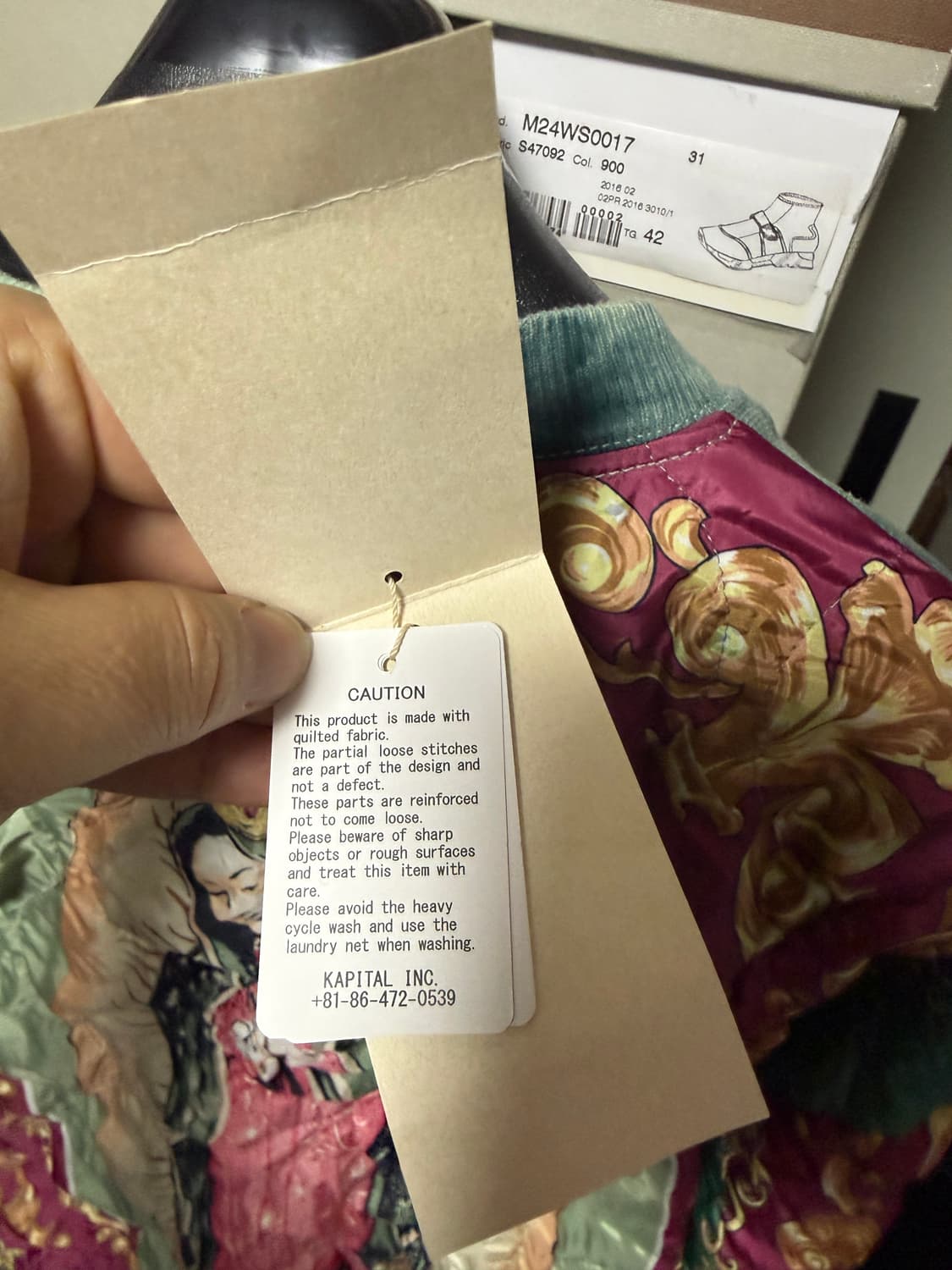 KAPITAL 캐피탈 안모 빅 스웻 (버진마리아 ASHBURY DYED) 상품이미지3