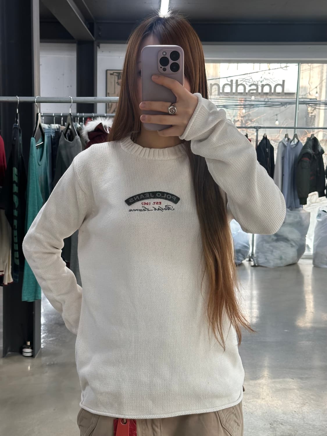 폴로랄프로렌 진스 크루넥 니트 상품이미지1