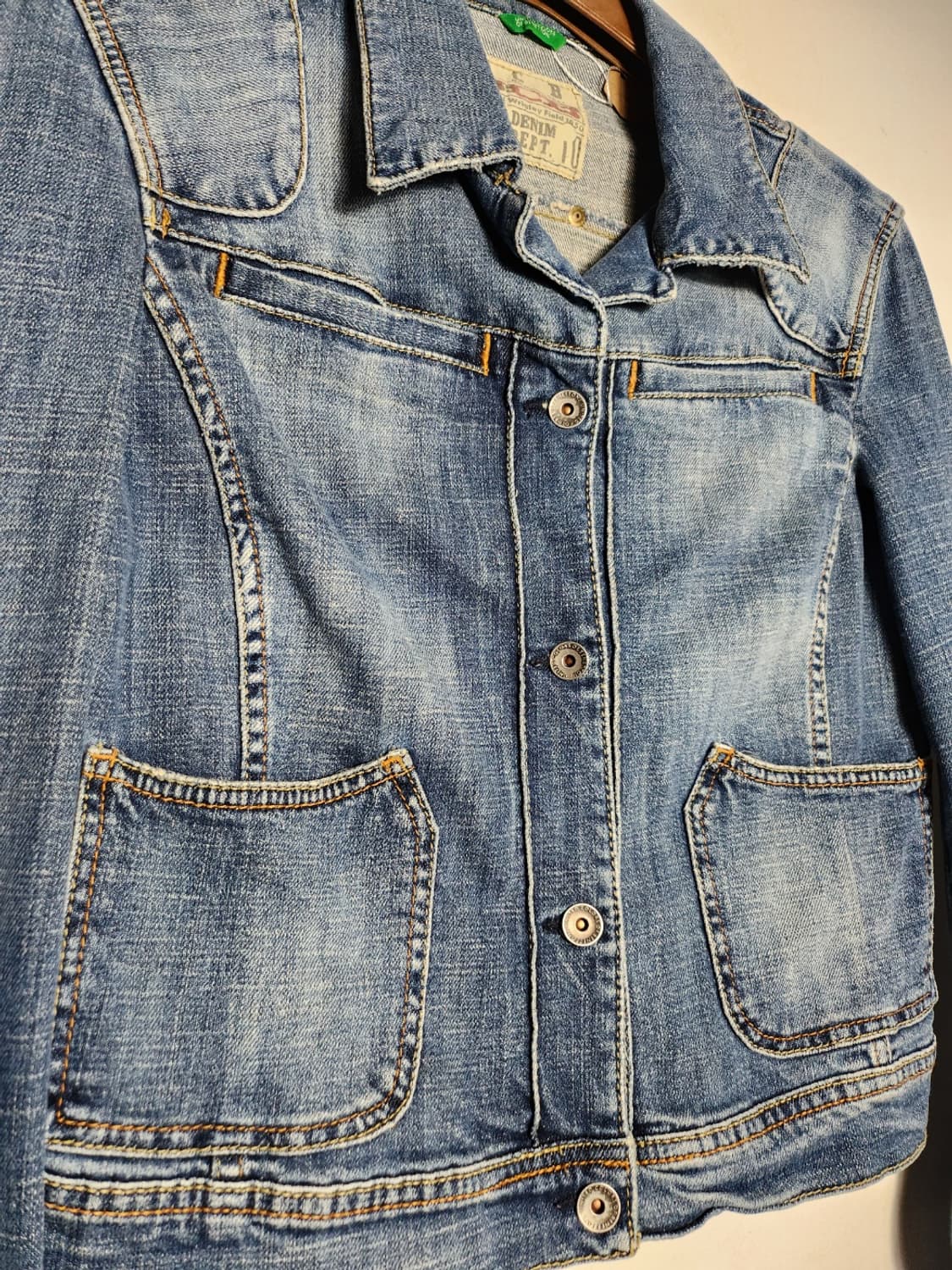 UCB 베네통 워싱 데님 자켓 상품이미지3
