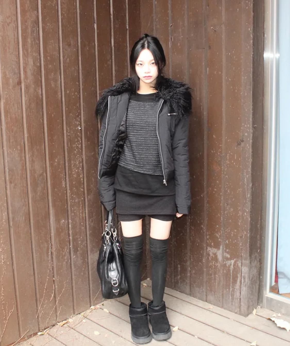 젤레나 카라스 퍼 숏패딩 점퍼 상품이미지2