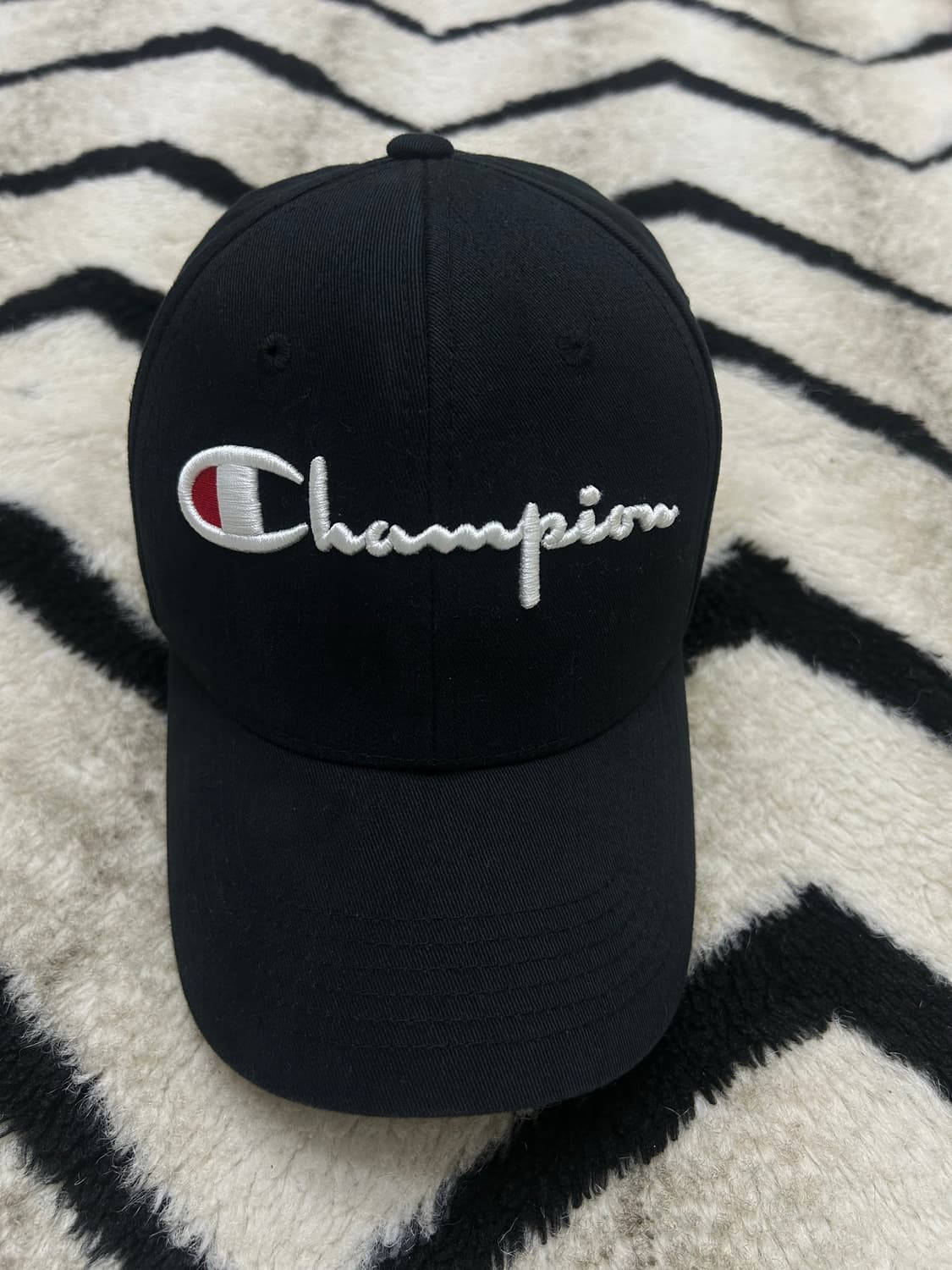 챔피온 클래식 트윌 볼캡/블랙 상품이미지2