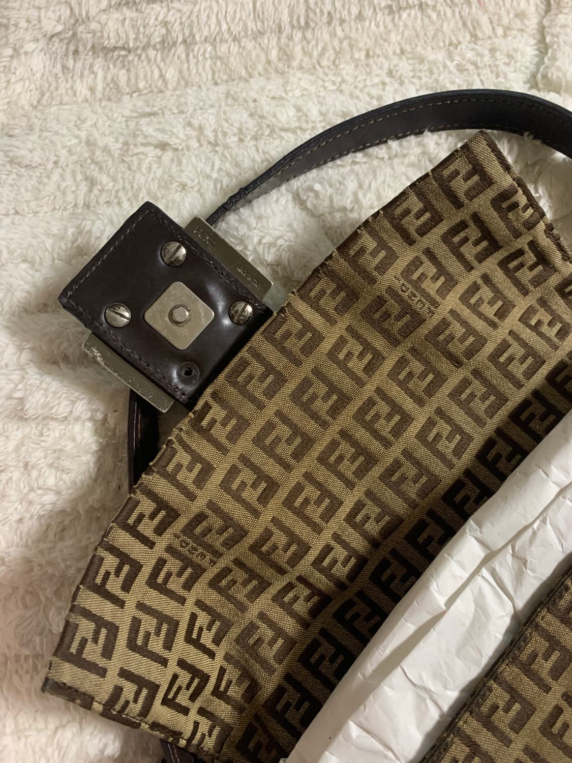 펜디 ff주카 바게트백. 정품 상품이미지10