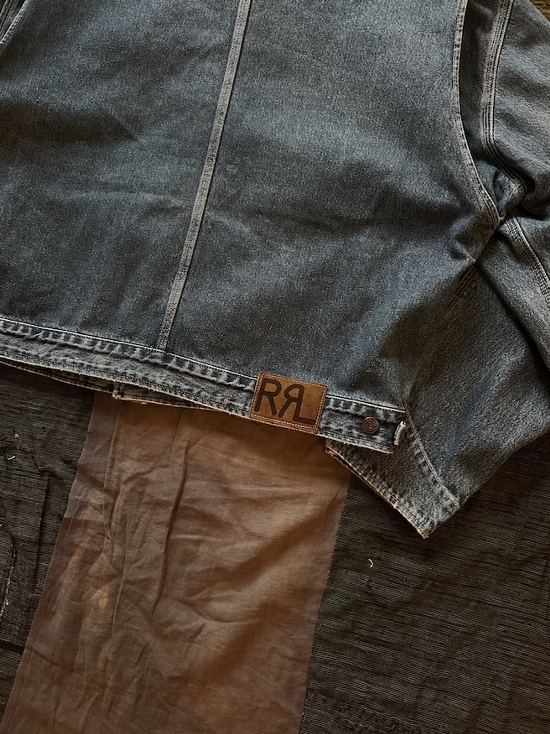 90s USA RRL Vintage Denim Jacket 상품이미지5