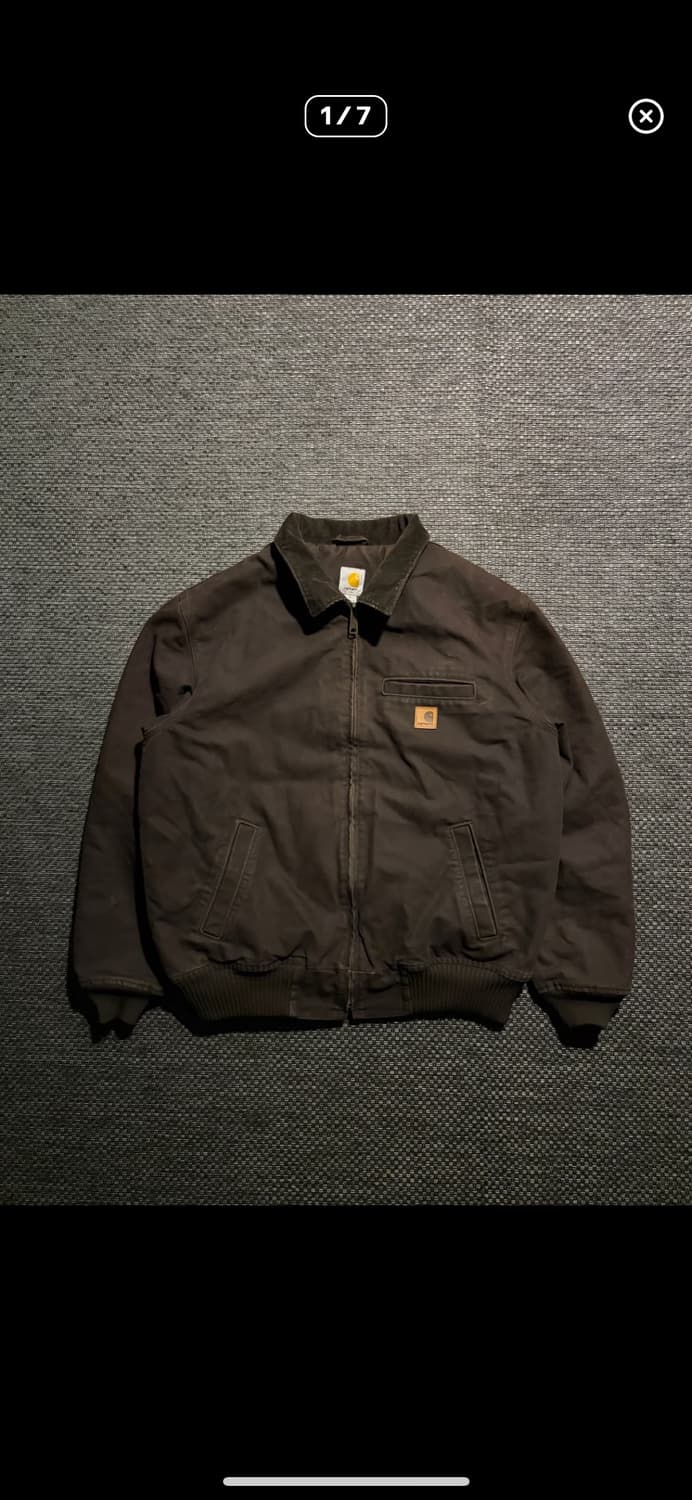 칼하트 뱅크스톤 워크자켓 dkb L/R 상품이미지2