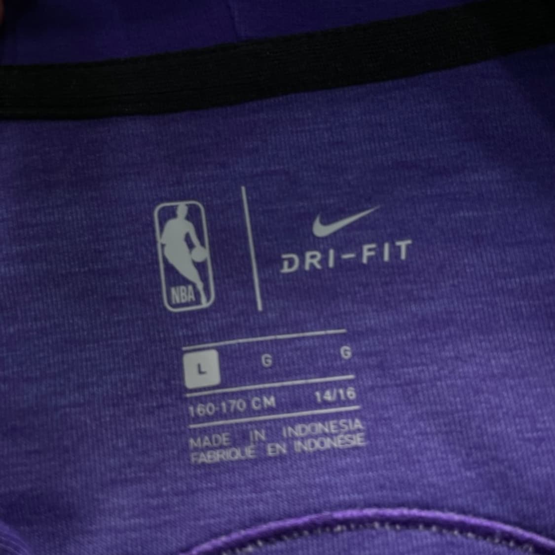 100 나이키 NBA LA레이커스 쇼타임 후드집업 상품이미지3