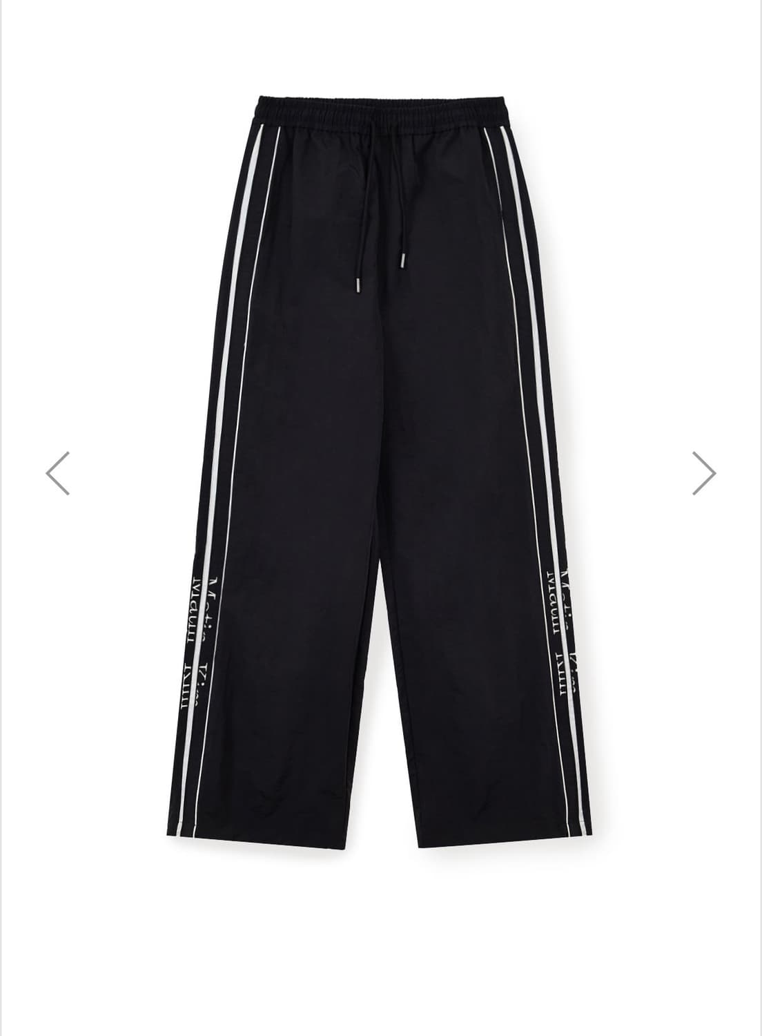 마뗑킴 SIDE LOGO WIDE TRACK PANTS 새상품 상품이미지1