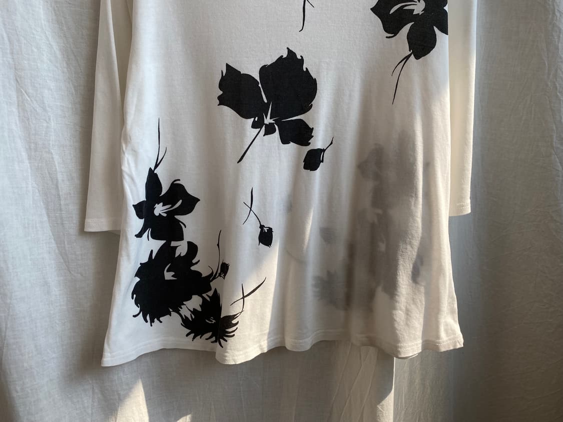 화이트 플라워 6부탑(M-L) 상품이미지5