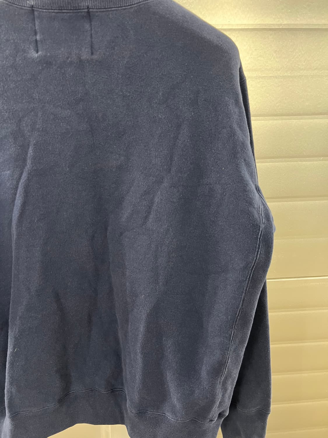 봉주르 레코드 네이비 맨투맨 L 상품이미지7