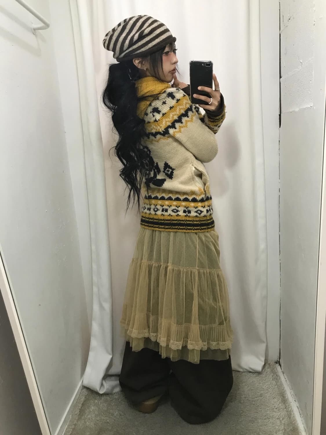 Hysteric Glamour Fxxk Bear Cowichan 상품이미지6