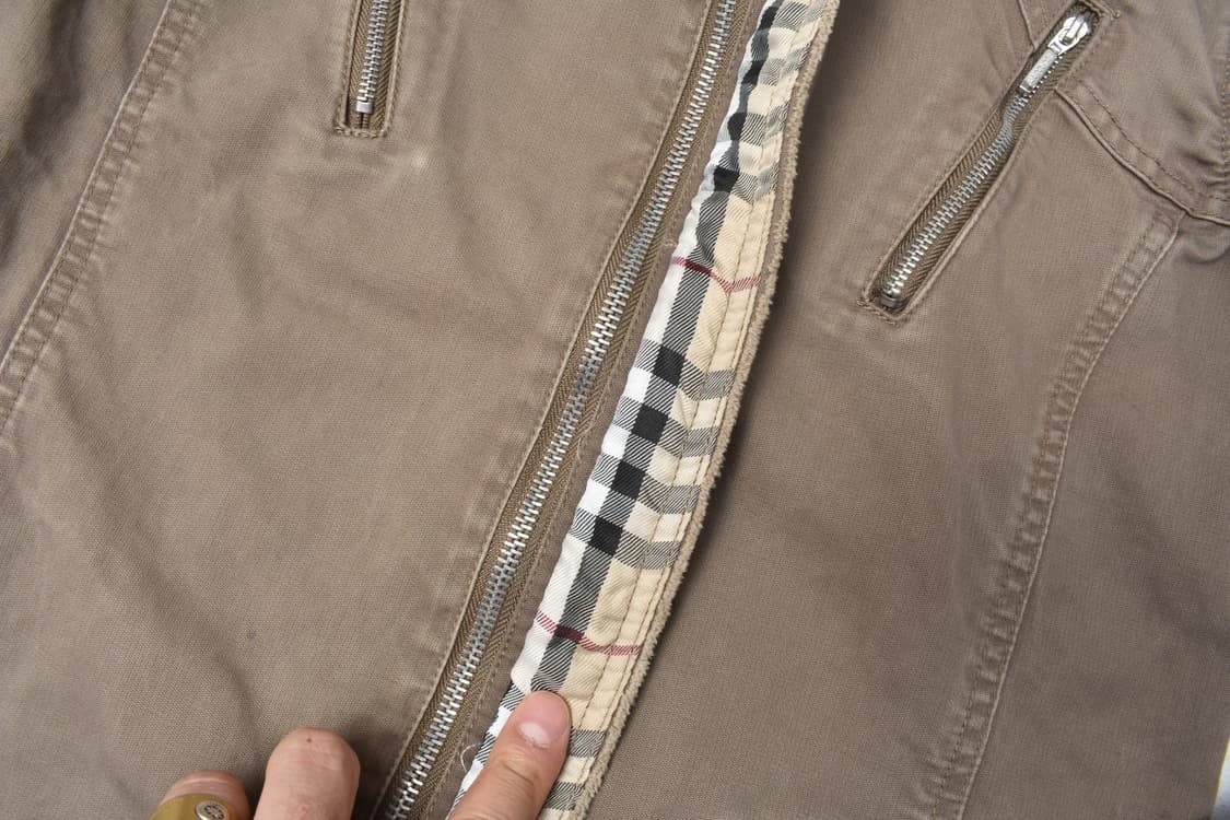 90S 버버리 웨스턴 코튼 셔츠 자켓 셔켓 M N0826 상품이미지7