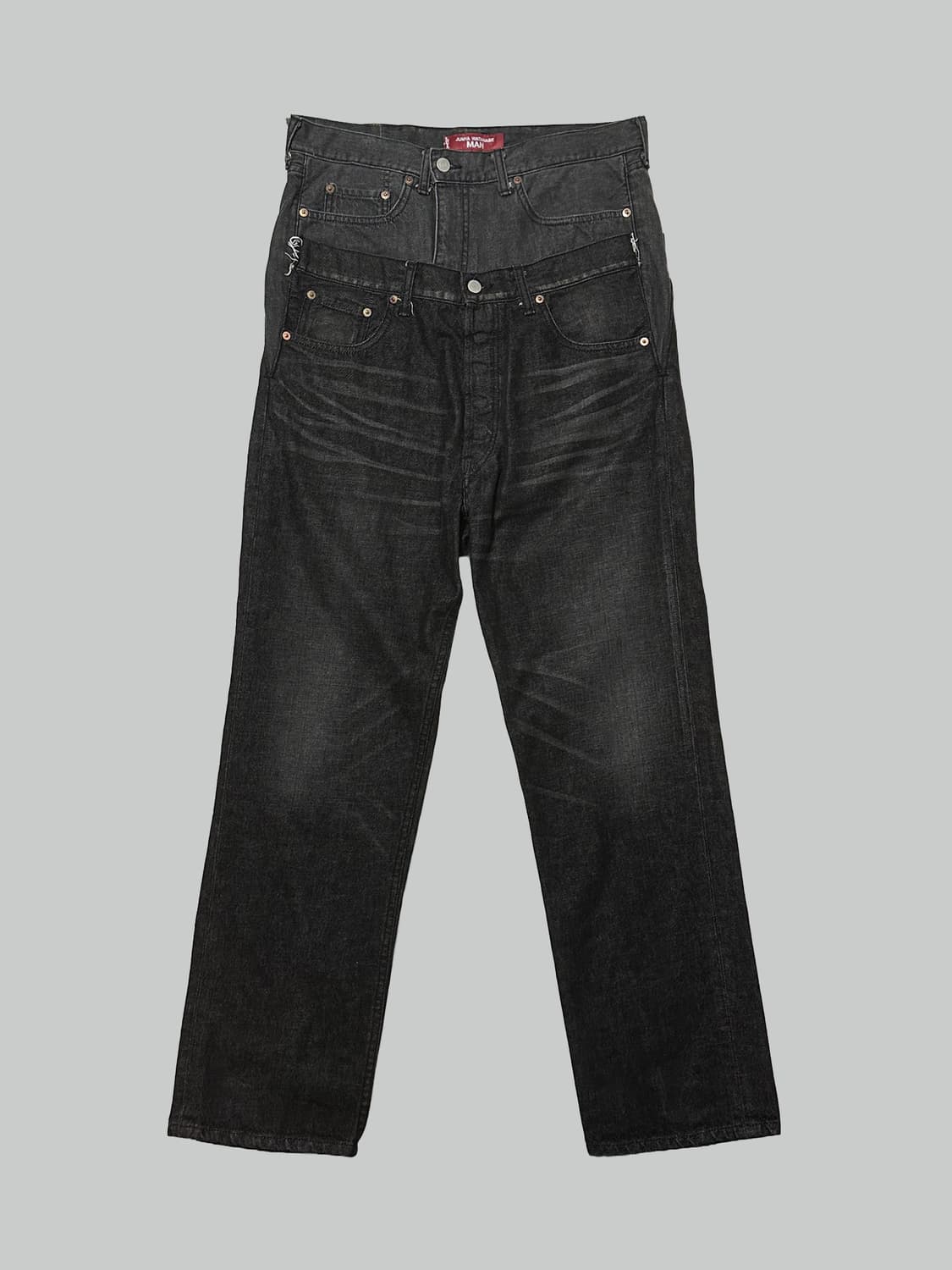 준야 와타나베 리바이스 25ss 레이어드 데님 블랙 상품이미지3