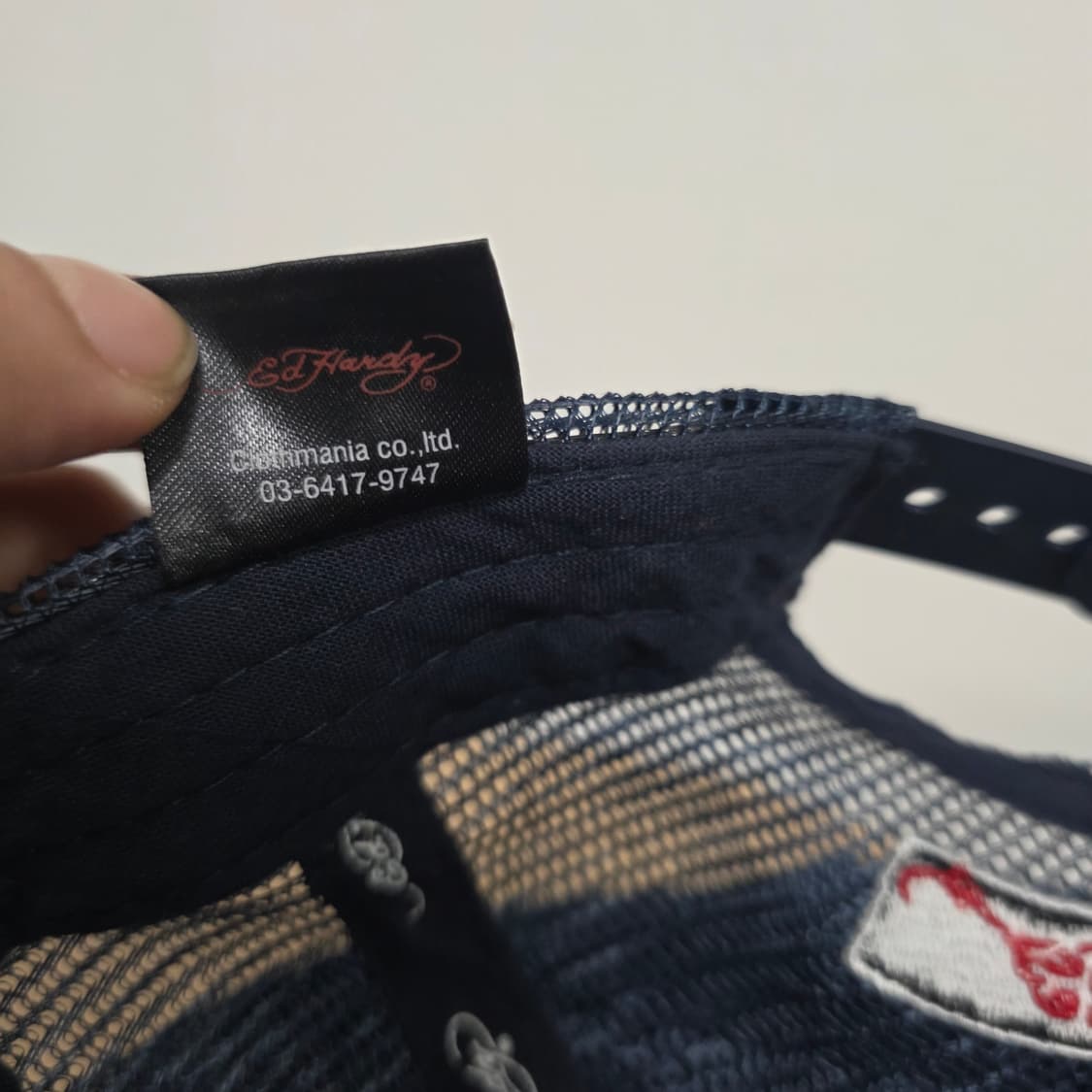 에드하디 네이비 트러커 메쉬 볼캡 모자 상품이미지5