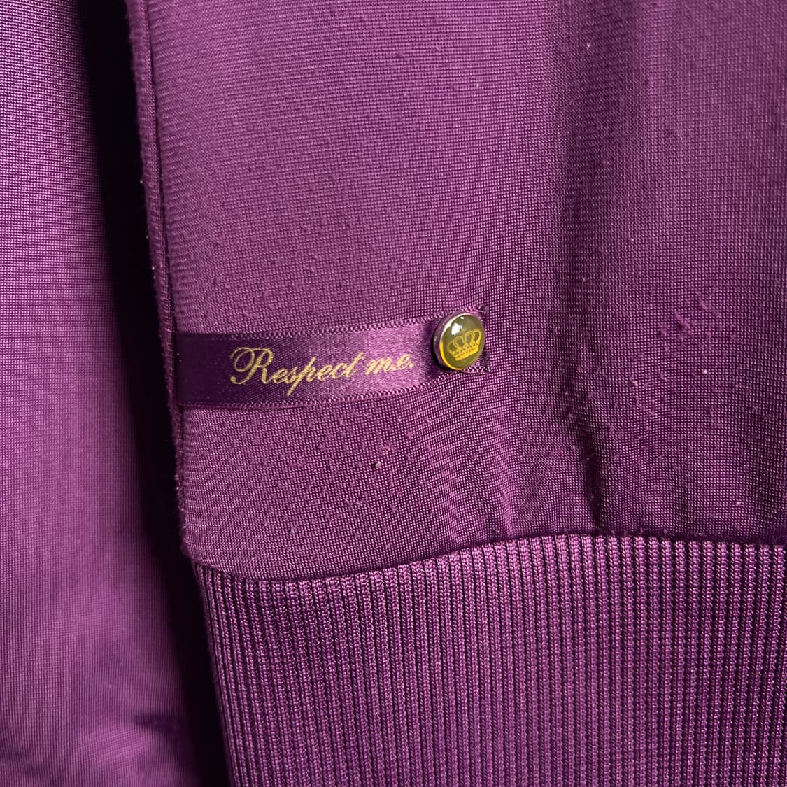 아디다스 리스펙트 미 크라운 퍼플 트랙탑 져지 36 상품이미지8