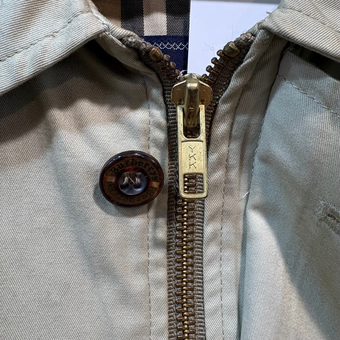 [XL] BURBERRY 버버리 빈티지 블루종  상품이미지5