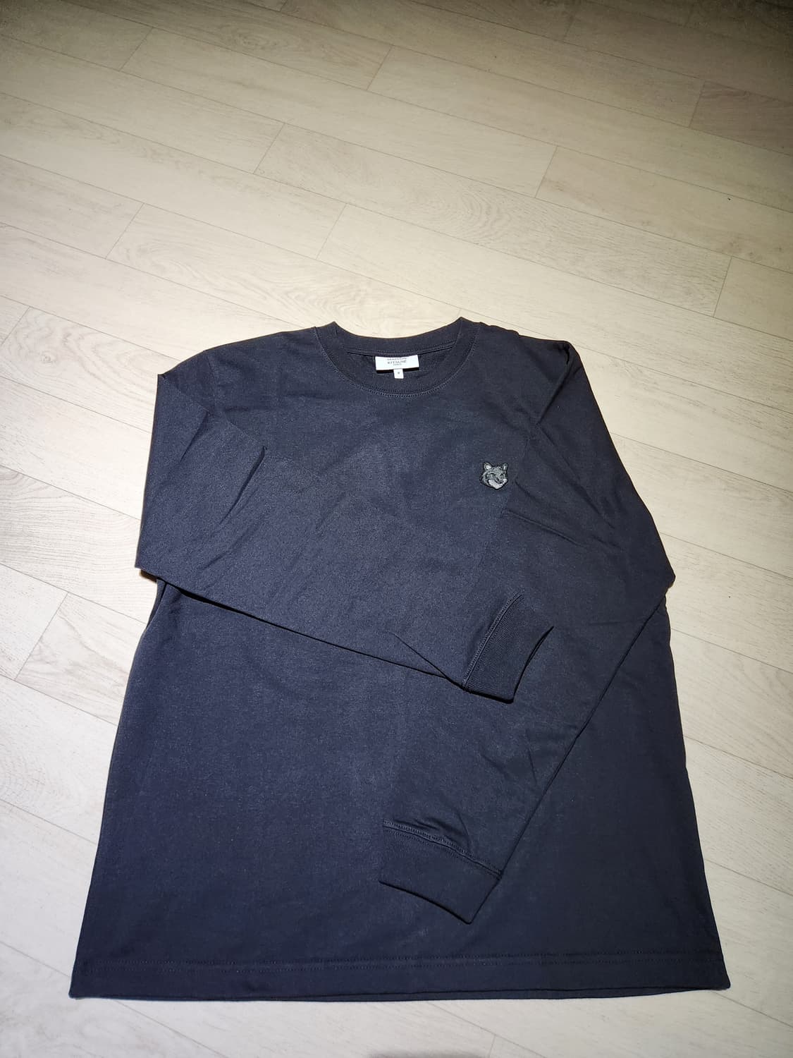 병행수입)메종키츠네 긴팔쭉티 블랙m 상품이미지2